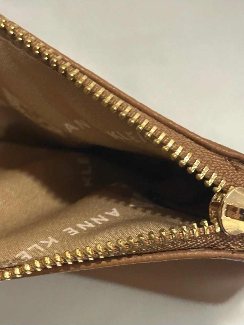 Anne Klein Brown 3-in-1 Satchel Crossbody Handbag Set | Removable Pouch & Wallet